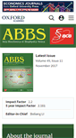 Mobile Screenshot of abbs.oxfordjournals.org
