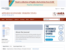 Tablet Screenshot of aepp.oxfordjournals.org