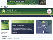 Tablet Screenshot of aobpla.oxfordjournals.org